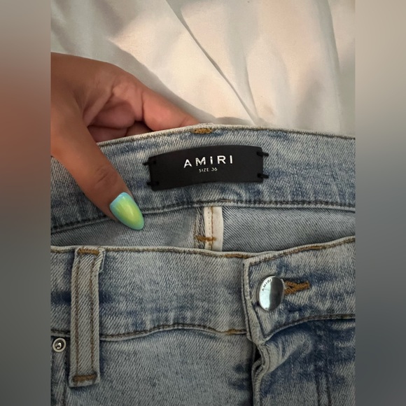 AMIRI MX1 Jeans Light blue / Tan size 36 - Picture 8 of 8